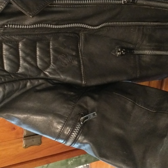 Unisex Vintage 70's Motorcycle Leather Riding Jacket - Pre-owned - Picture 3 of 16